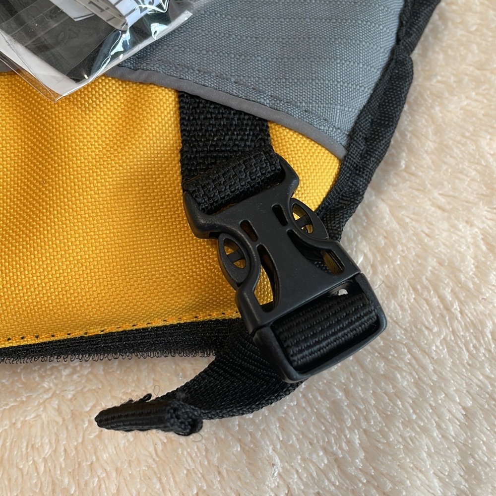 ๐HP๐ VIVAGLORY Dog Life Jacket Extra Padding Pet Safety Vest Yellow/Gray Sz S - Picture 8 of 12